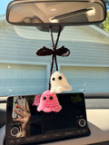 Pink Ghost Charm